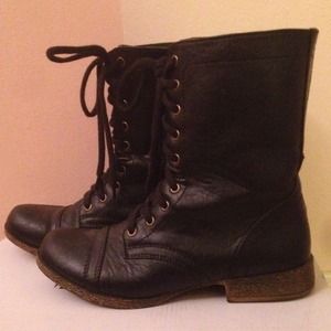 Madden Girl Combat Boots