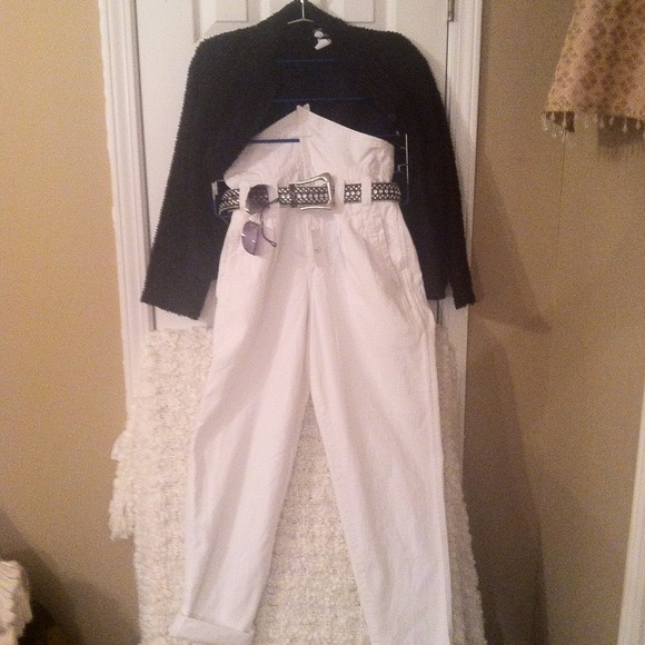 Vintage  Hunters Run  double high waist pants - Picture 1 of 5