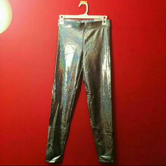 Metallic Victoria Secret Leggings