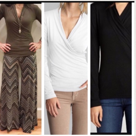 💥💥💥💥Front wrap top with shirring ONE DAY SALE - Picture 4 of 4