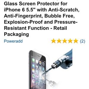 iPhone 6 5.5 inch tempered glass protector
