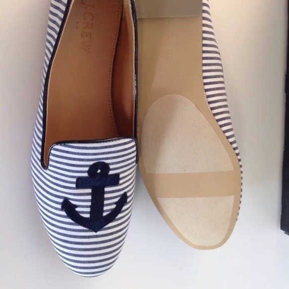 🚫Sold🚫New J. Crew Addie Darby Anchor shoes - Picture 3 of 4