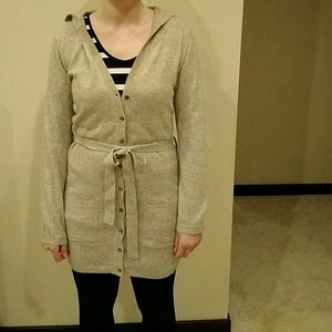 BCBGMAXAZIRA sweater with hood Size M