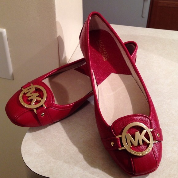 Michael Kors Red Flats