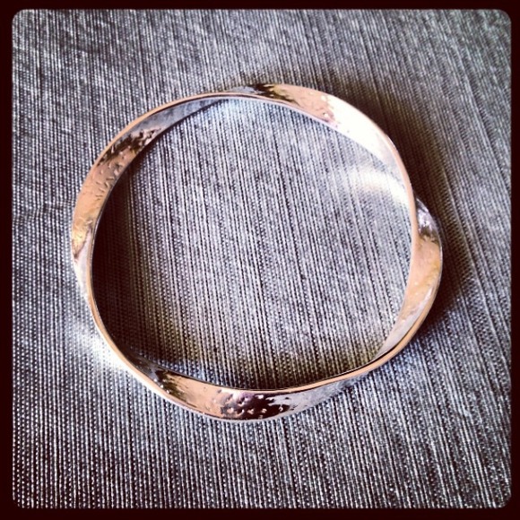 Twisted Sterling Silver Bangle