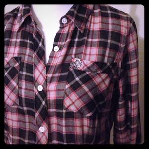 Obey flannel shirt
