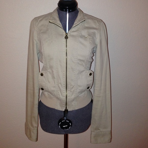 Hollister Cream Khaki Jacket