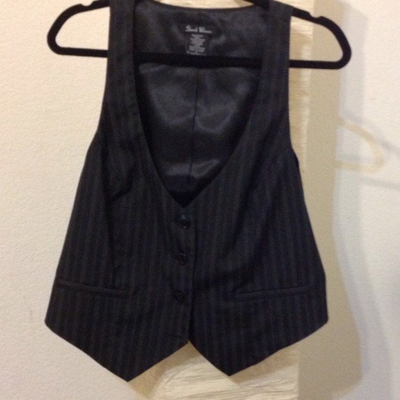 Pin striped vest