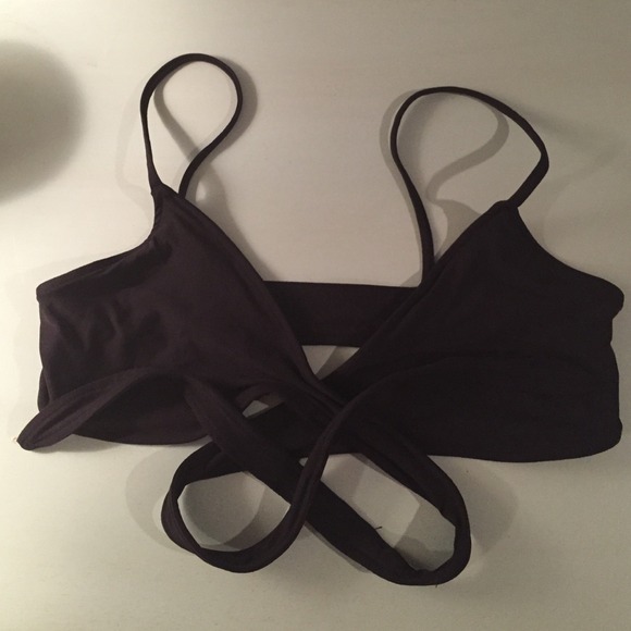 Lspace black bikini top