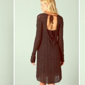 Free People Cable Knit sweater dress