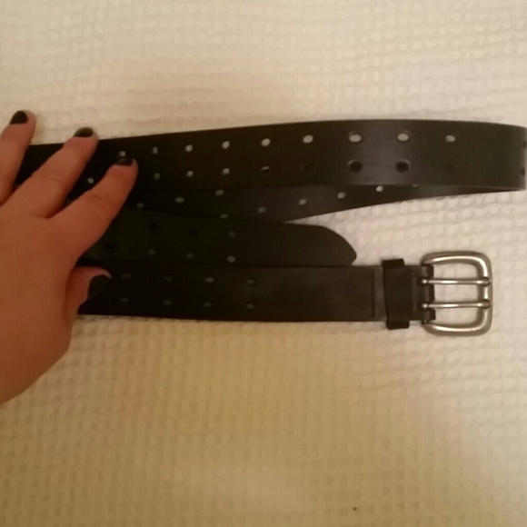 Black leather belt size 22/24 lane bryant