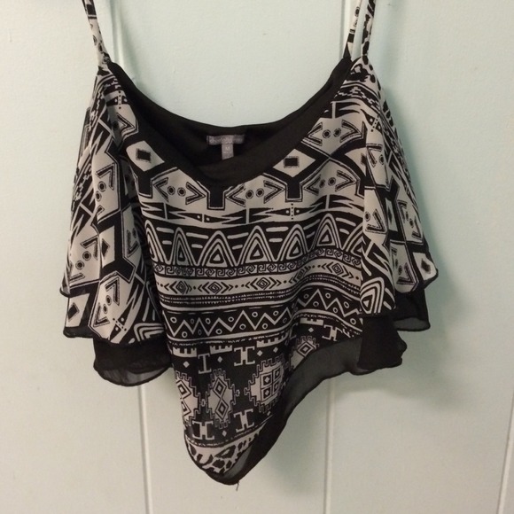 Tribal crop top
