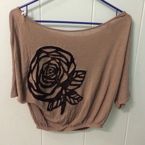 Rose lace top