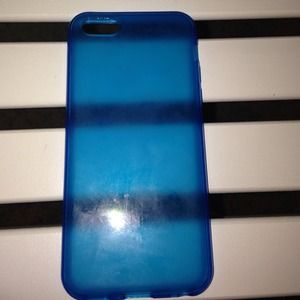 Blue iPhone 5, 5s or 5c case! (Hard rubbery)