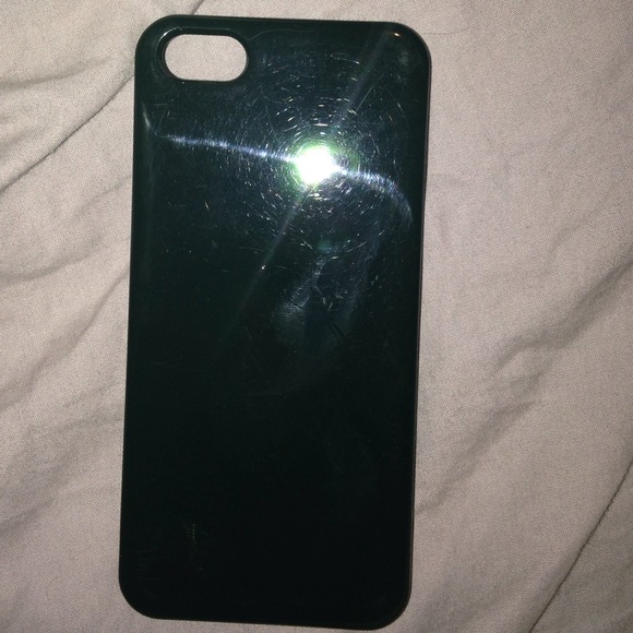 Hard plain black iPhone 5s or 5 case