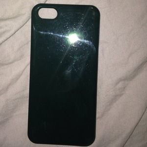 Hard plain black iPhone 5s or 5 case