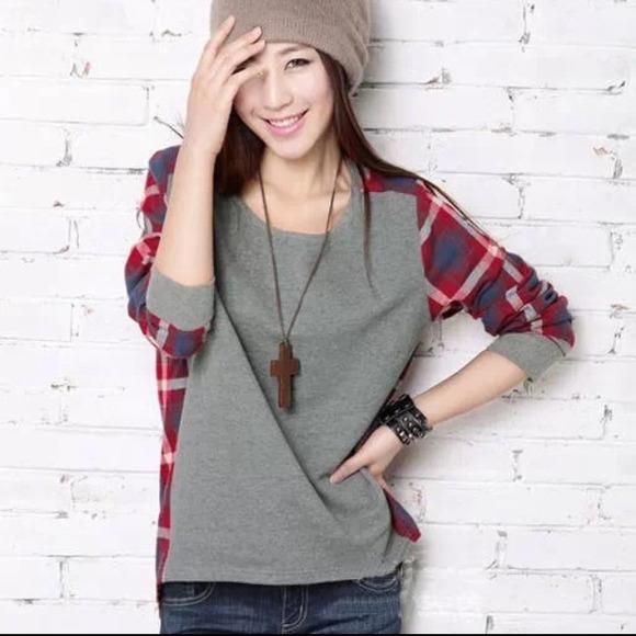 Flannel long sleeve shirt