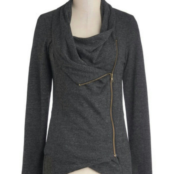ModCloth Zip Up Sweater