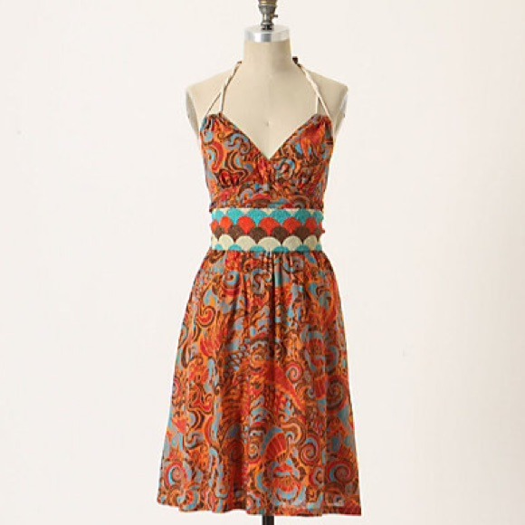 ️✏️LAST CHANCE✏️Anthropologie Island Holiday Dress