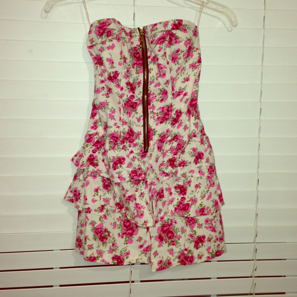 Floral Peplum Romper