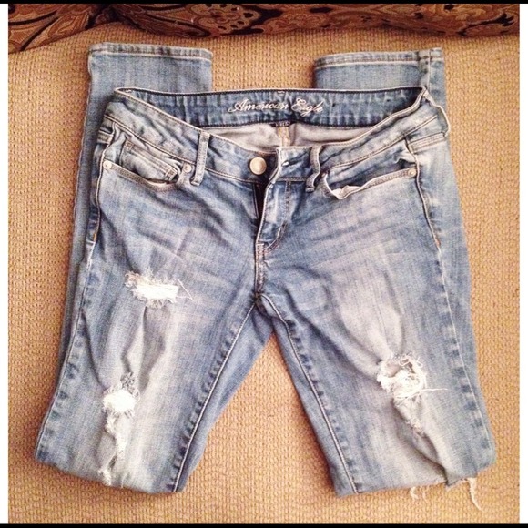 American Eagle Distressed Skinny Jeans