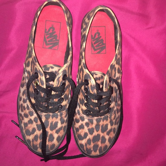 Leopard Vans shoes