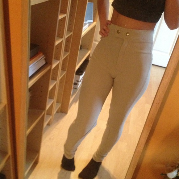 High Waisted Tan Riding Pants
