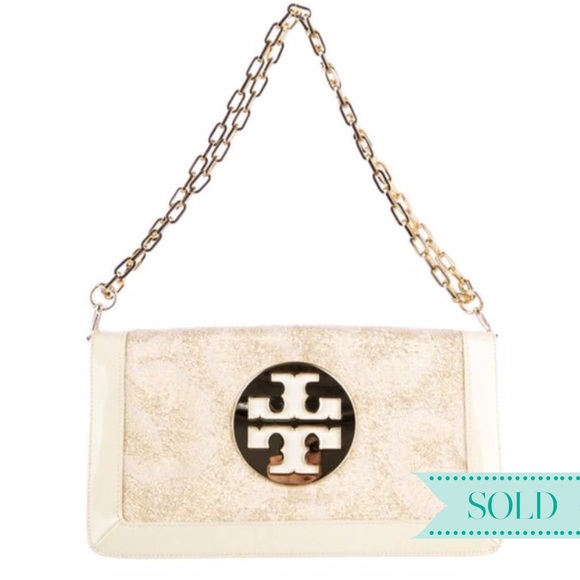 Tory Burch Handbags - Tory Burch Lace Clutch