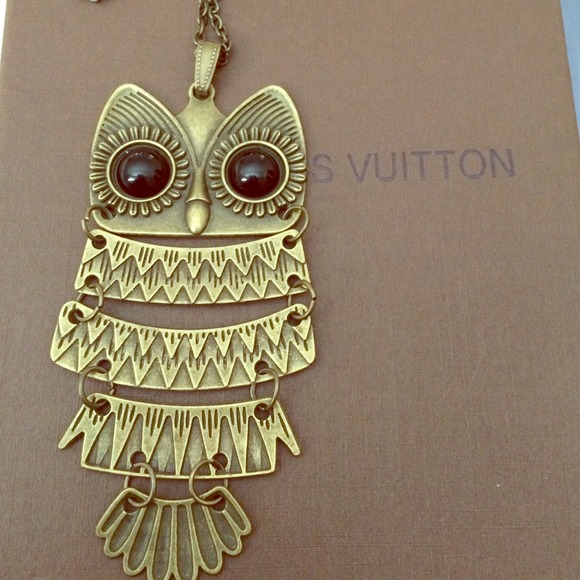 OWL BRONZE NECKLACE LARGE