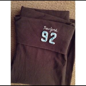 Abercrombie Fold Over Yoga Pants