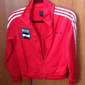 Red Adidas jacket