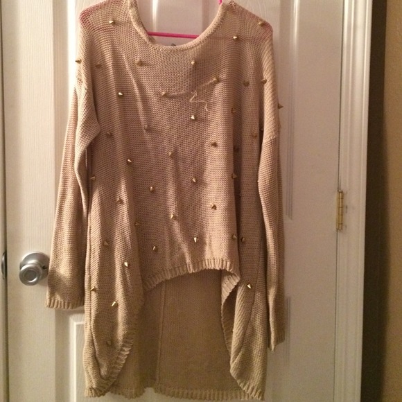 LF studded sweater NWOT