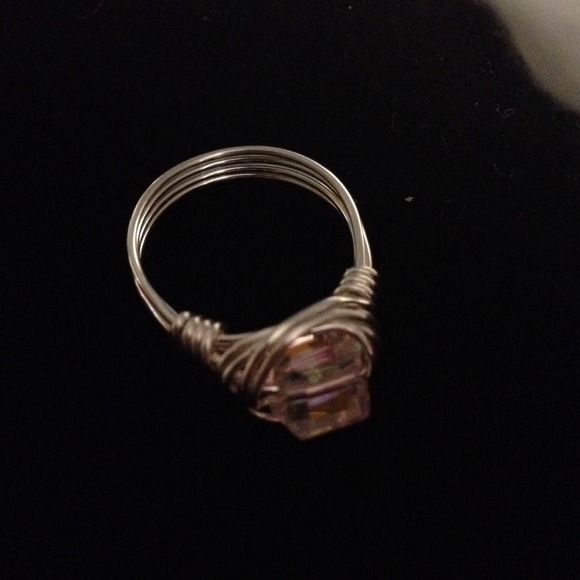🌸Handmade Crystal Wrap Ring - Picture 3 of 3