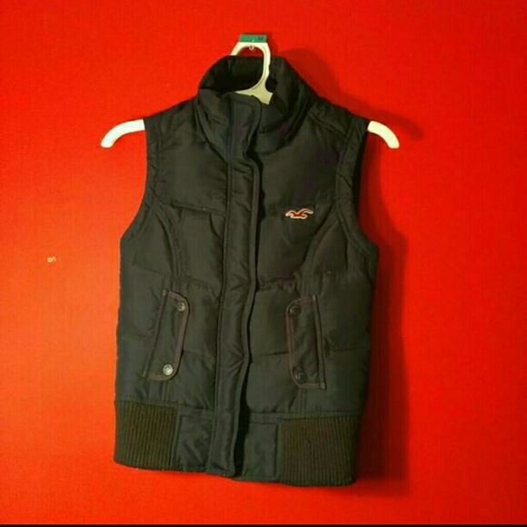 Navy blue Hollister vest