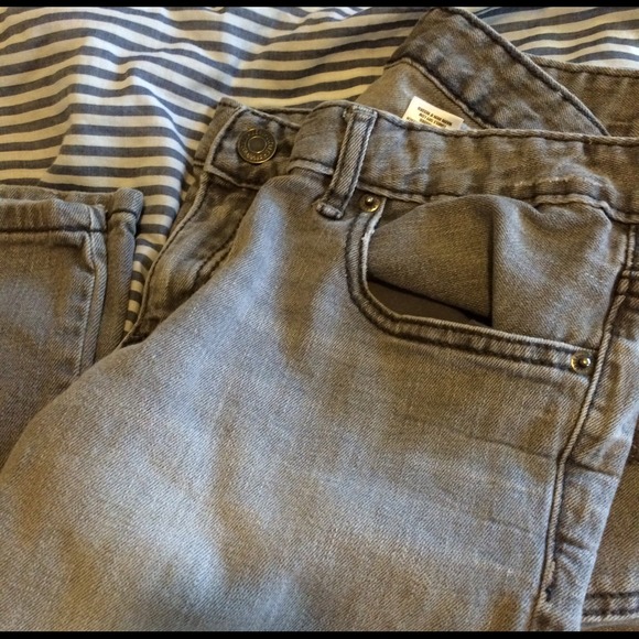 Gray jeans