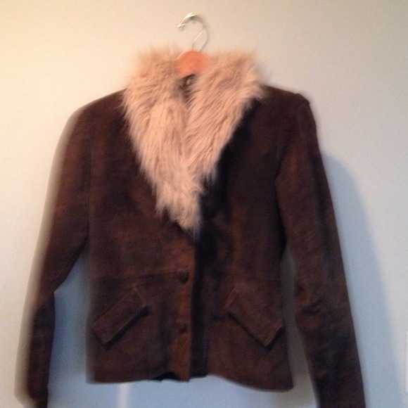 XOXO Leather and Suede jacket