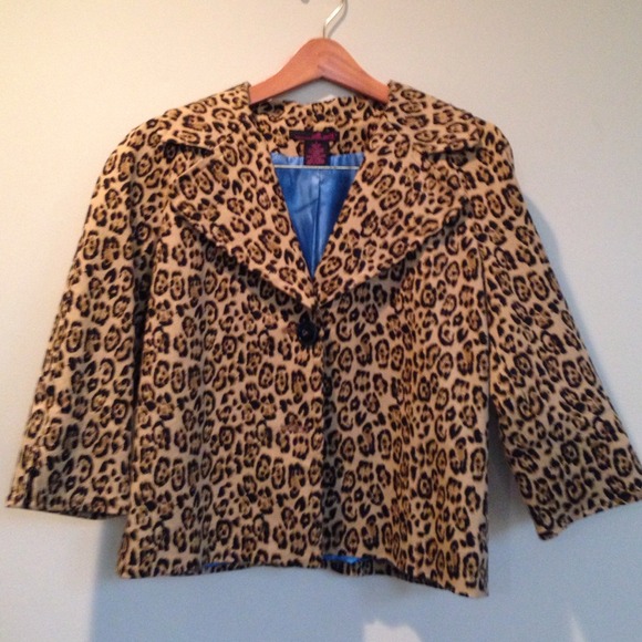 Willi Smith Leopard jacket