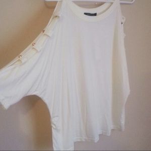 *SALE*Cream gold studded top