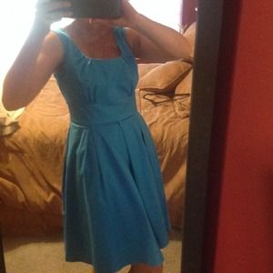 Calvin Klein Turquoise party dress!