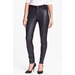 Make an offer! Faux leather and ponte skinny pants