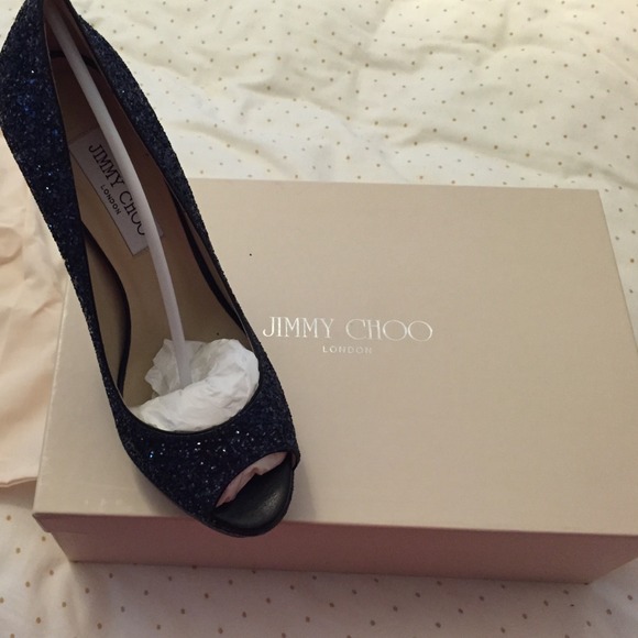 Jimmy choo size 37 never worn sequin heels