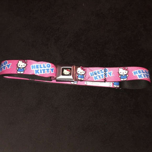 Hello Kitty Seat Belt Buckle Belt. - Picture 2 of 3