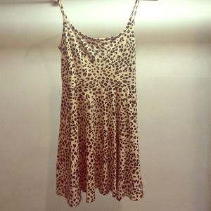 Leopard Print Spaghetti Strap Dress