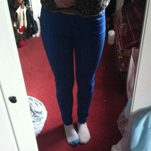 Royal blue colored pants