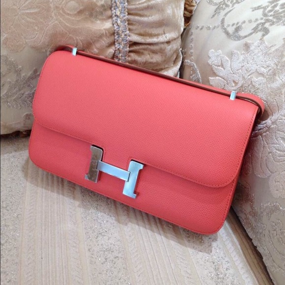 Hermes Constance Élan Epsom I5 Flamingo R Stamp - Picture 3 of 4