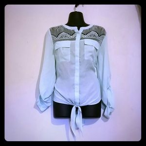 🔴SOLD🔴Mint Button Down Top