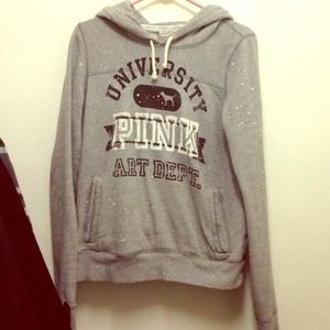 Victoria secret grey sweat shirt