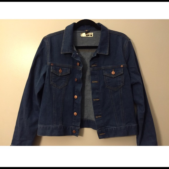topshop moto denim jacket