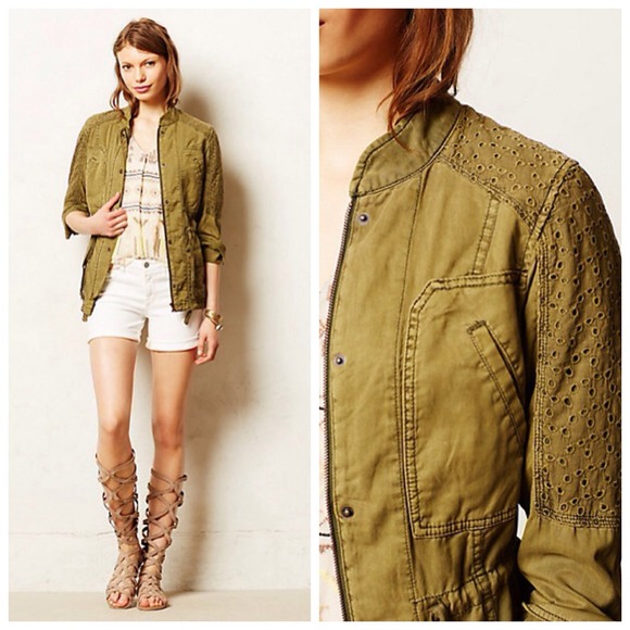 {Anthropologie} Hei Hei Military style Jacket - Picture 2 of 3