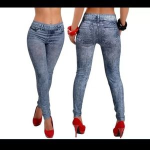 High waist jeggings